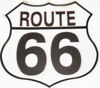 Honda XR200 Route 66 - Tin Sign