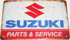Honda XL250 Suzuki Logo - Tin Sign