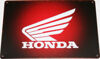 Yamaha YZ125 Honda Logo (White Logo) - Tin Sign