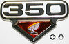 Honda CL350K Side Cover Emblem ~ Left Side