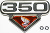 Honda CL350K Side Cover Emblem ~ Right Side