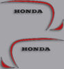 Honda XL250K Gas Tank Decal Set