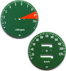   CB750F 1976 Speedo & Tachometer Face Plate Set ~ KM/H