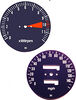   CB750F 1978 Speedo & Tachometer Face Plate Set ~ MPH