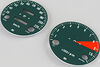   CB750K 1971 Speedo & Tachometer Face Plate Set ~ KM/H