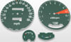Honda GL1000 GL1000 K0 Speedometer & Tachometer Face Plate Set ~ MPH