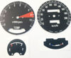 Honda  GL1000 K2 Speedometer & Tachometer Face Plate Set ~ KM/H