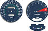 Honda  GL1000 K2 Speedometer & Tachometer Face Plate Set ~ MPH