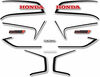 Honda CB1100F CB1100F 1983 Complete Decal Set ~ Red & White USA Model