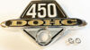 Honda CB450K Side Cover Emblem